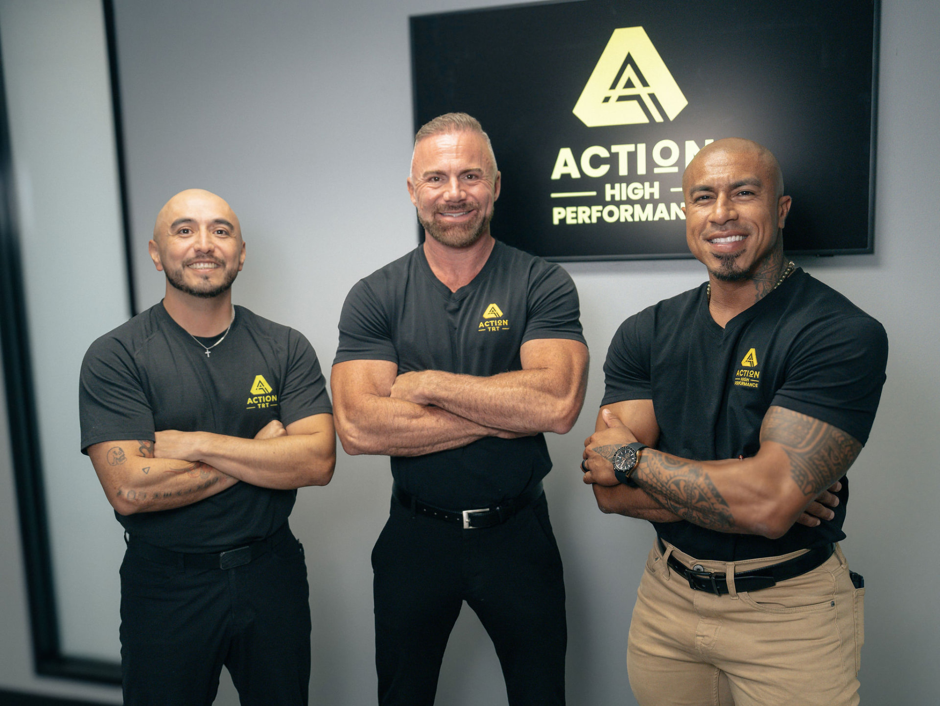 Tyler Stanley with the Action TRT team